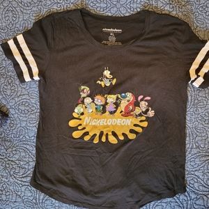 Nickelodeon, black white stripes